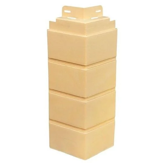 Угол наружный BrickPanel кирпич желтый 0,119*0,32 м