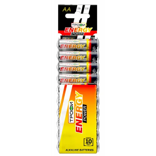 Элемент питания Трофи LR6-10BL ENERGY POWER Alkaline (уп. 10шт)