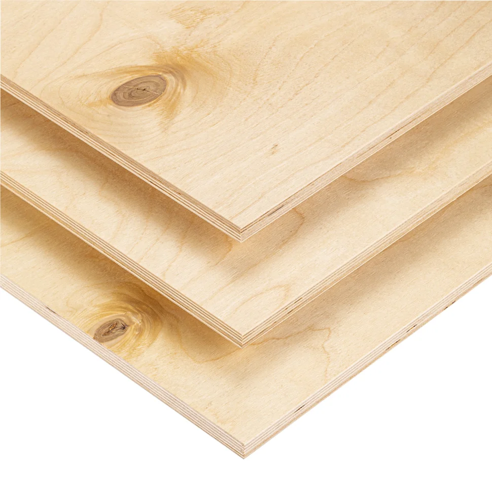 Фанера береза сорт 4/4 (С) 21 мм 1525*1525 (19шт) Вологда