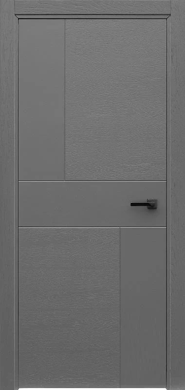 Дверь "ART LINE" FUSION Grigio глухая Rall 7015 60, эмаль