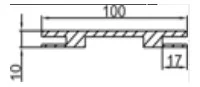 Добор дверной телескопический PROFILO PORTE 100х10х2070 PP, белый матовый, МДФ