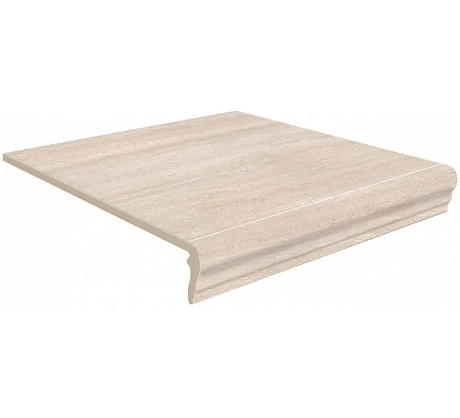 Плитка KERAMA MARAZZI Пантеон Ступень фронтальная беж 40,2х34х8 арт.SG157200R&#92;GR