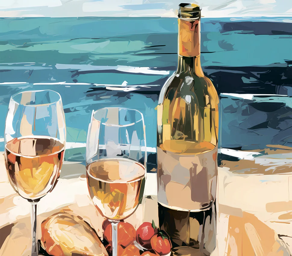 Картина интерьерная VS на холсте Vino 40*50 арт.8245030