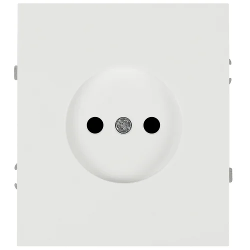 Розетка 1-местная СП ЭРА Arktik 2P 16А-250В без заземления белый арт.16-2106-01