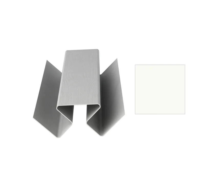 Угол внутренний DECOVER 0,5 Satin с пленкой RAL 9003 (сигнальный белый) длина 3,0 метра