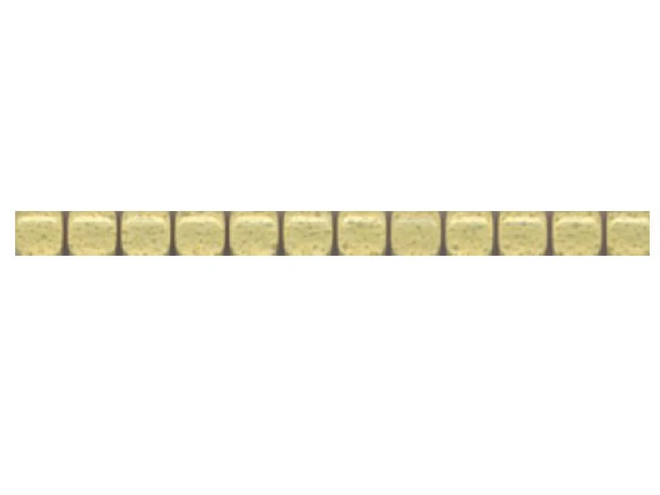 Плитка KERAMA MARAZZI Карандаш Бисер жёлтый 20x1,4x12 арт.POF005