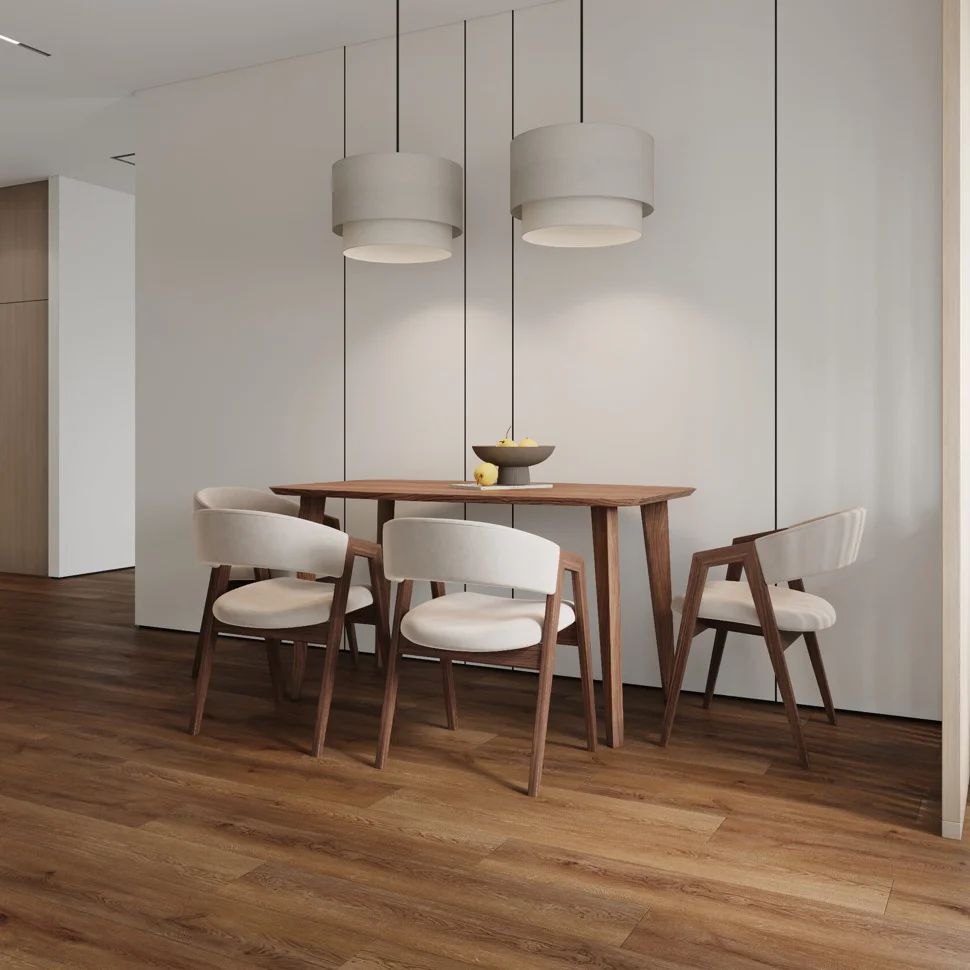 Плитка каменно-полимерная SPC FLOORWOOD Residence 43 класс Дуб Веларус античный 1220*180*5 мм, арт.6244(с фаской)