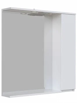 Зеркало-шкаф SANSTAR Квадро 70 П, 1 дверца
