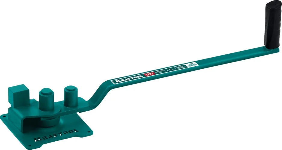 Станок для гибки арматуры KRAFTOOL 12 PT, плавный гиб, на подшипнике