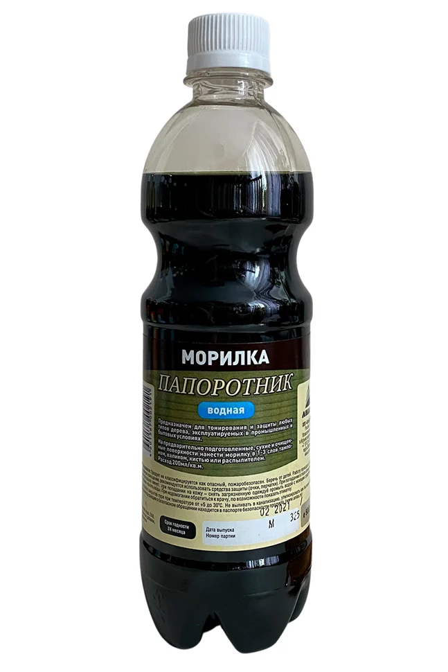 Морилка водная АНЛЕС папоротник 0,5л Морилка водная АНЛЕС папоротник 0,5л