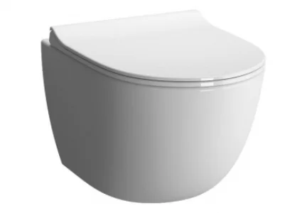 Унитаз подвесной Vitra Sento Rim-Ex с сиденьем Slim микролифт