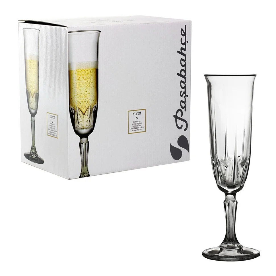 Набор фужеров PSB 440146 для шампанского 163мл Karat (6шт) Набор фужеров PSB 440146 для шампанского 163мл Karat (6шт)