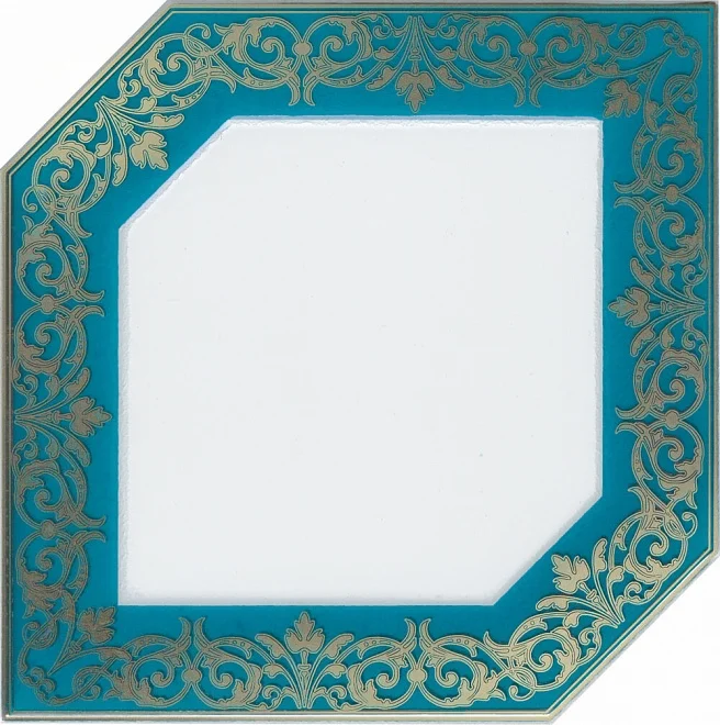 Плитка KERAMA MARAZZI Клемансо декор бирюзовый 15x15x6,9 арт. HGD&#92;C250&#92;18000