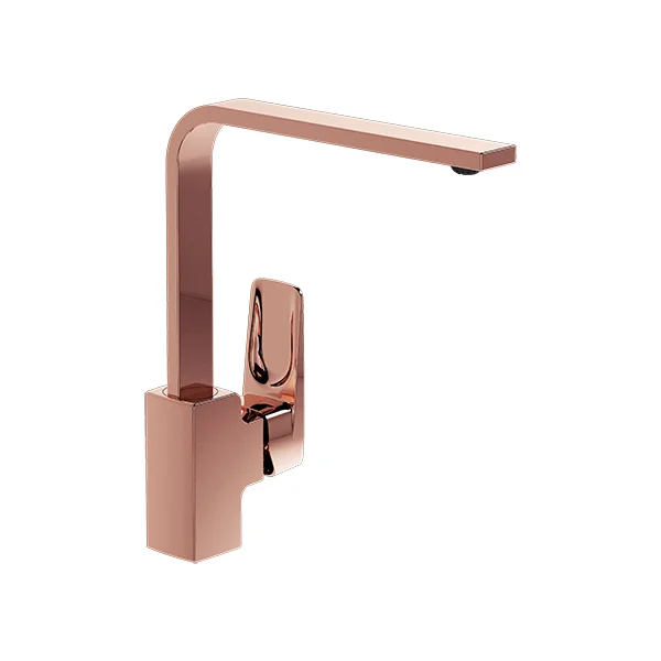 Смеситель Vitra Root Square для кухни, цвет медный