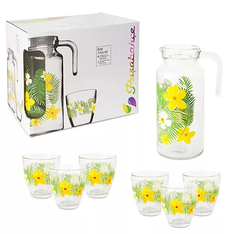 Набор питьевой BALI 95972D 6 стаканов + кувшин 1,3л