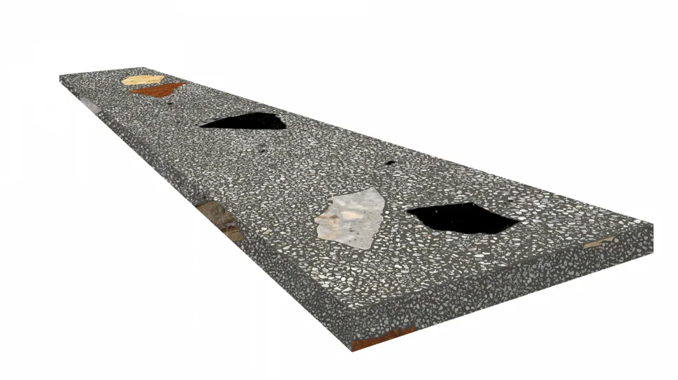 Ступень угловая правая COLISEUM GRES ПАЛЛАДИО БЛЭК 33x120