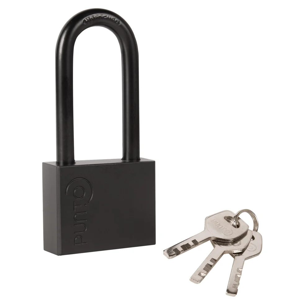 Замок навесной PUNTO PK-1550L 3 key диск.ключ длиная дужка