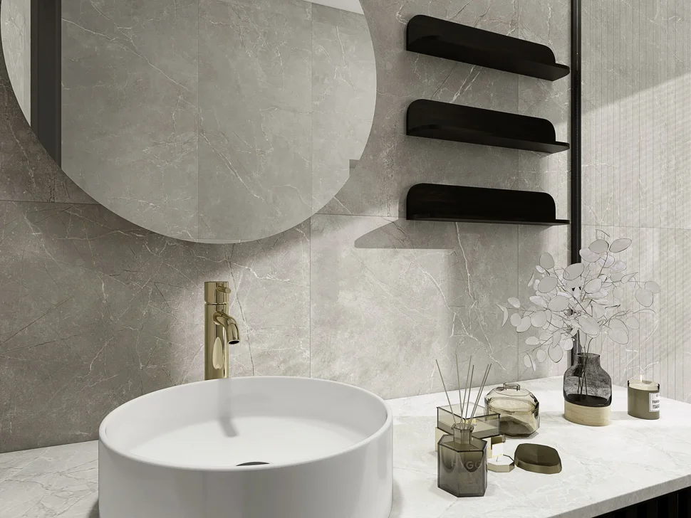 Керамогранит GLOBAL TILE Verso_GT Серый 60x120 арт.GT1206020401LGR