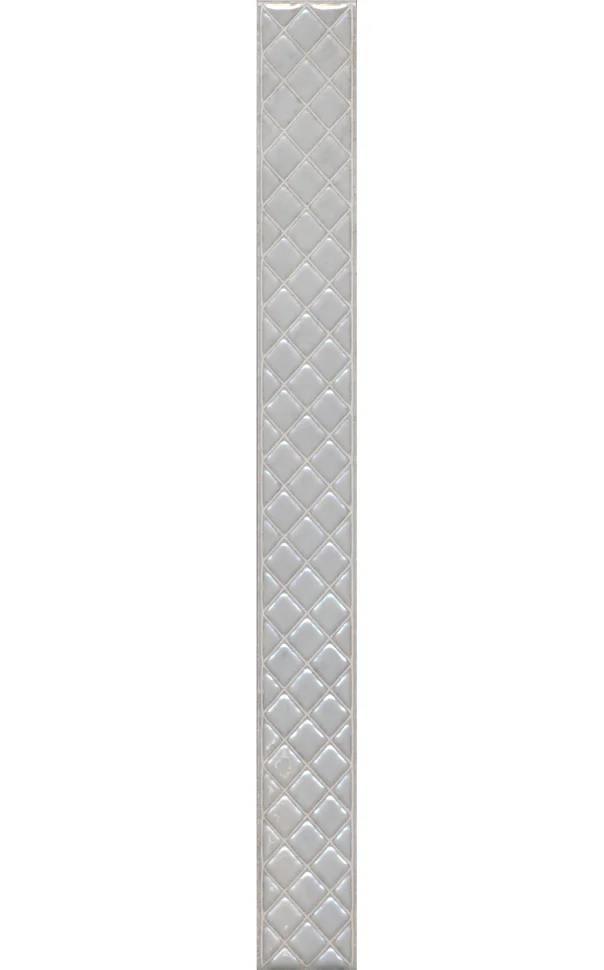 Плитка KERAMA MARAZZI Мотиво серый светлый глянцевый бордюр 40х4,2 арт. AZ&#92;A054&#92;6424
