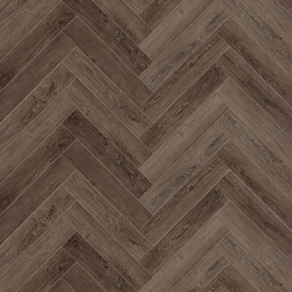 Ламинат виниловый водостойкий SPC CronaFloor 4V Herringbone 42 класс Дуб Тулуза 640*128*4.5 мм (с фаской)