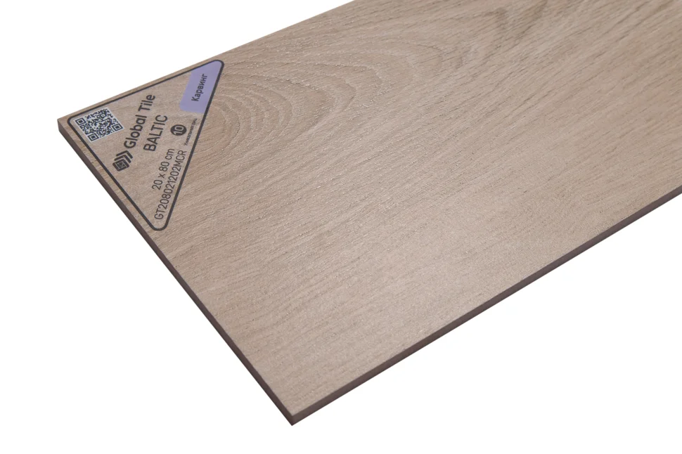 Керамогранит GLOBAL TILE Baltic бежевый 19,8x80 арт. GT208021202MСR