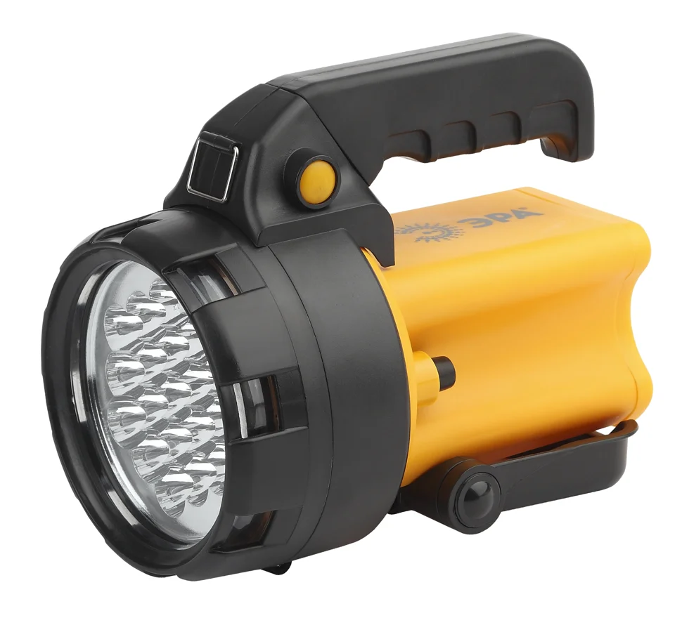 Фонарь прожектор ЭРА PA-602 АЛЬФА, 19xLED, ЗУ 220V, карт