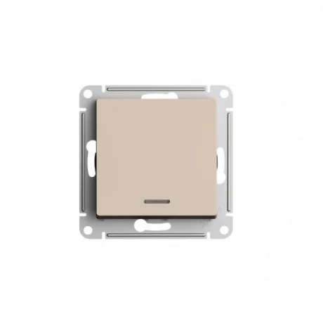 Механизм выключателя 1-кл. СП AtlasDesign (сх. 1а) 10AX с подсветкой песочный Schneider Electric ATN001213