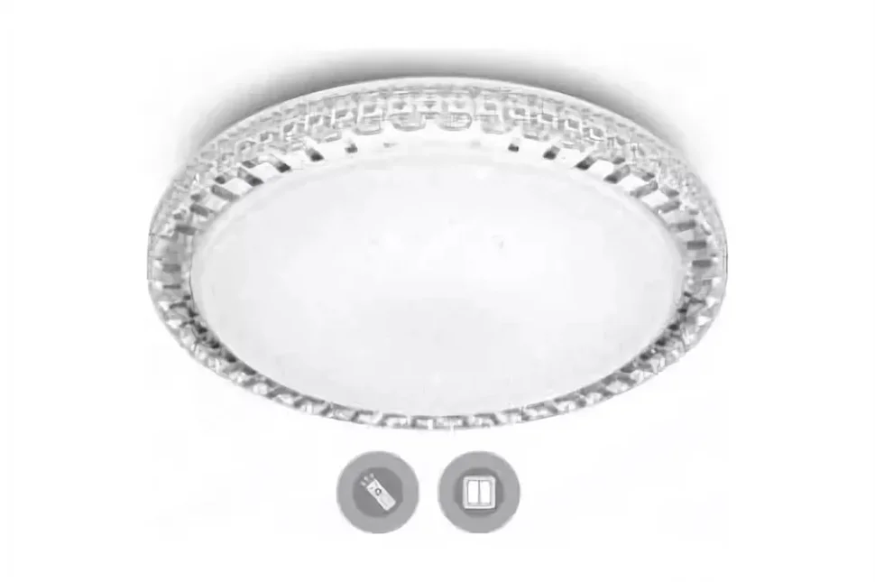 Светильник управляемый светодиодный AKRILIKA SOTA 40W R-405-CLEAR/SHINY-220-IP44 /2019