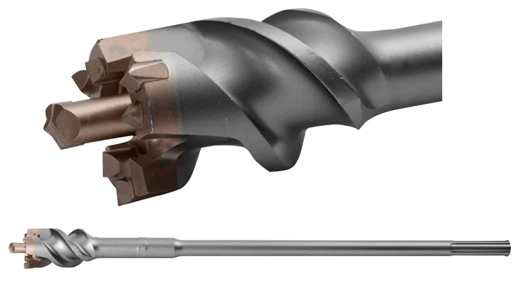 Бур по бетону SDS-MAX 80х550мм проломной, KRAFTOOL "INDUSTRIE"