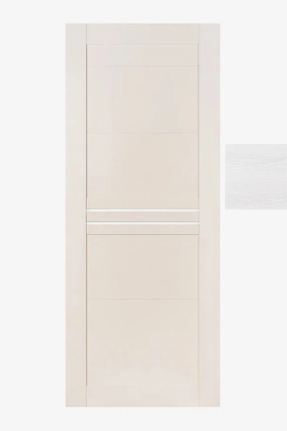 Дверь ТЕРРИ №107 Санторини, частичное стекло 90, еврошпон