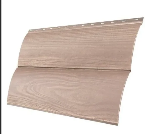 М/сайдинг Блок-Хаус NEW (GL) Print White Wood (Беленый Дуб) толщина 0,45мм, размер 0,361*1.83 м.п.