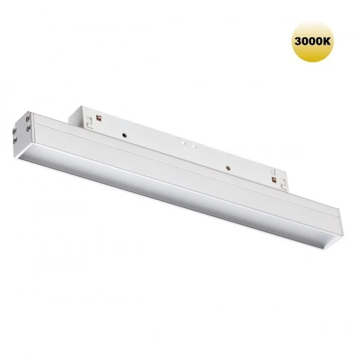 Светильник трековый для низковольного шинопровода 359198 SHINO NT23 079 белый IP20 LED 3000К 12W 48V 900Лм FLUM
