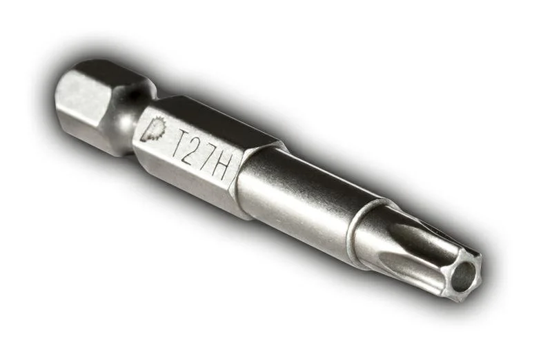 Бита отверточная Torx Tamper-27 х 50мм (2шт), блистер, ПРАКТИКА "Профи"