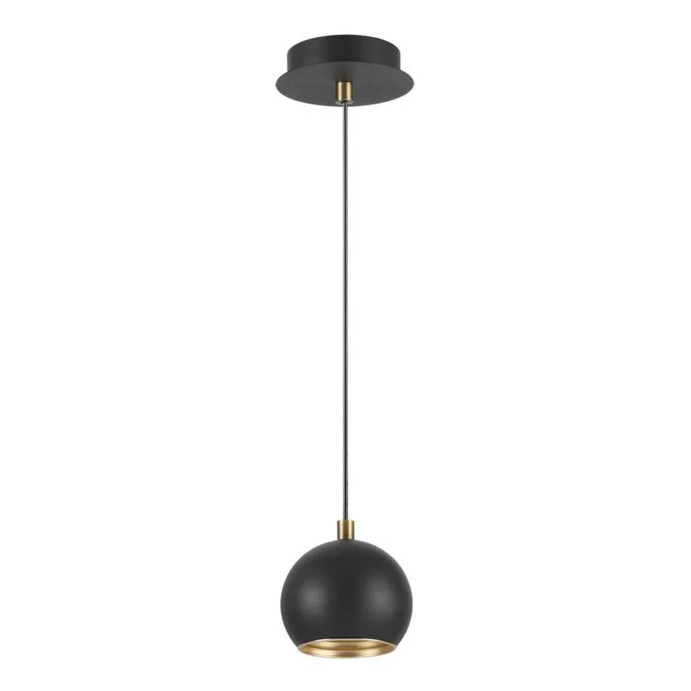 Подвес 3635/1 MODERNI LN18 115 черный с бронзой G9 40W 220V NERUNI