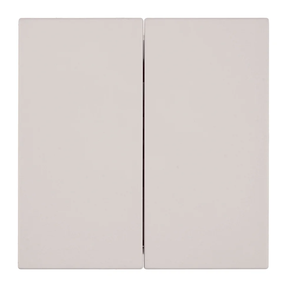 Переключатель двухклавишный (механизм) 250В 10А, пудровый жемчуг, RSW10-3107-08 Мия STEKKER