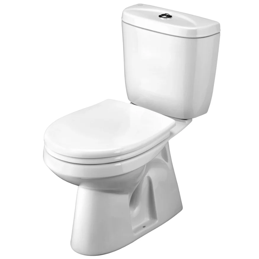 Унитаз-компакт Santek Анимо с вертикальным выпуском, стандарт- 2 реж., дюропласт, микролифт Унитаз-компакт Santek Анимо с вертикальным выпуском, стандарт- 2 реж., дюропласт, микролифт