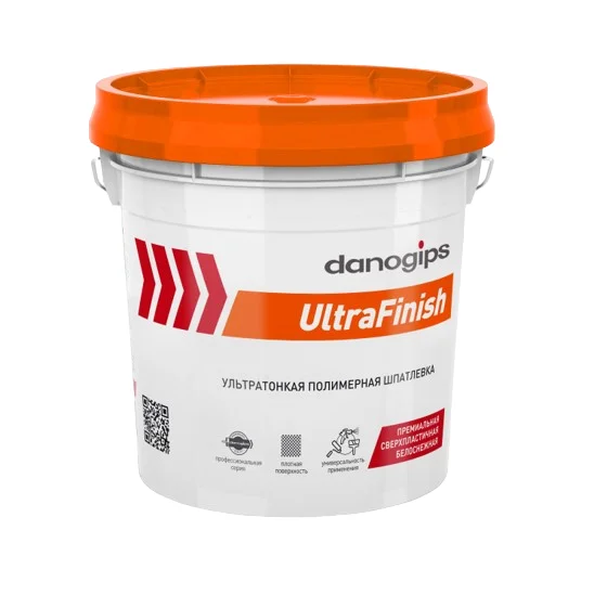 Шпаклевка готовая DANOGIPS ULTRA FINISH полимерная финишная 17 л (28 кг)