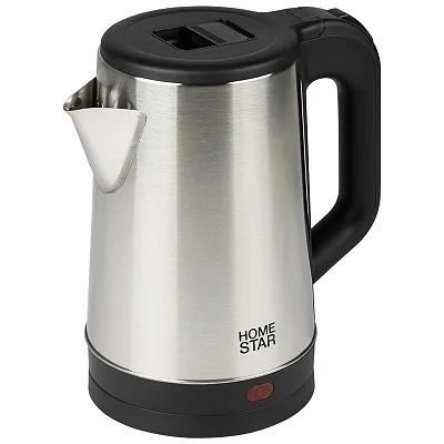 Чайник HOMESTAR HS-1041 (1,8 л) стальной, черный