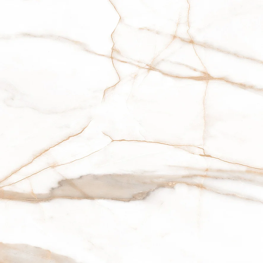 Керамогранит CERADIM Calacatta Goddes Gold белый 60x60 Полированный