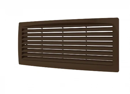 Решетка вентиляционная дверная 300х135, коричневая, ЭРА