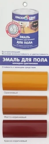 Эмаль ПФ-266 красно-коричневая 1,9кг КВИЛ алкидно-уретановая ЭКСПРЕСС для пола