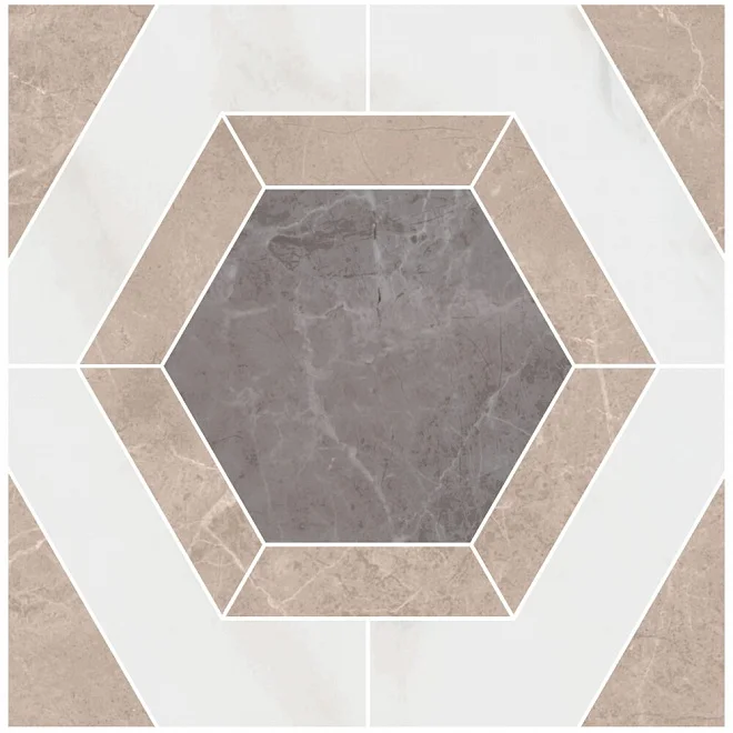 Плитка KERAMA MARAZZI Гран Пале Декор наборный 25,1х25,1х9,5 арт.ID101