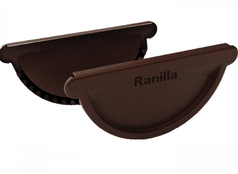 Заглушка желоба Ranilla, 125мм, RAL 8017