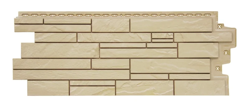 Панель цокольная Grandline Скала Classic бежевый 972*0,378 м (S=0.369м2)