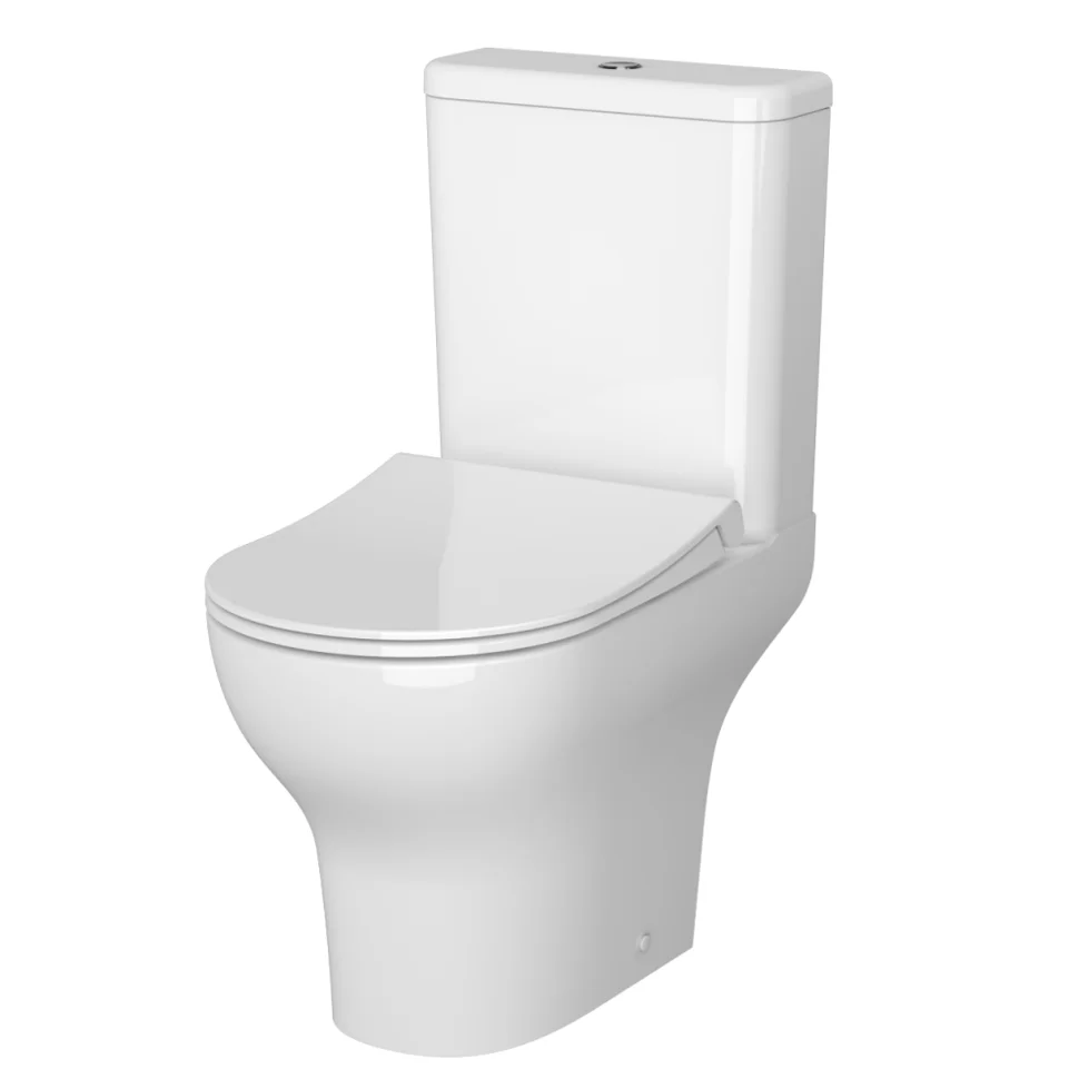 Унитаз-компакт Vitra Zentrum Open-back с тонким сиденьем дюропласт микролифт
