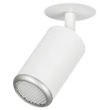 Светильник точечный алюминиевый ЭРА KL106 WH/SL MR16 GU10 белый/серебро матовый