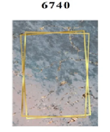Набор ковриков для ванной ZALEL decorative 2 цифровая печать 6740 (60*100, 40*60) прямоугольные, с бахромой (2 шт)