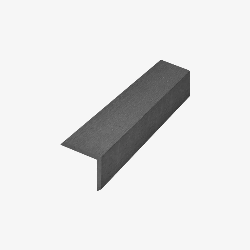 Уголок торцевой UnoDeck ДПК графит 50х50х3000мм