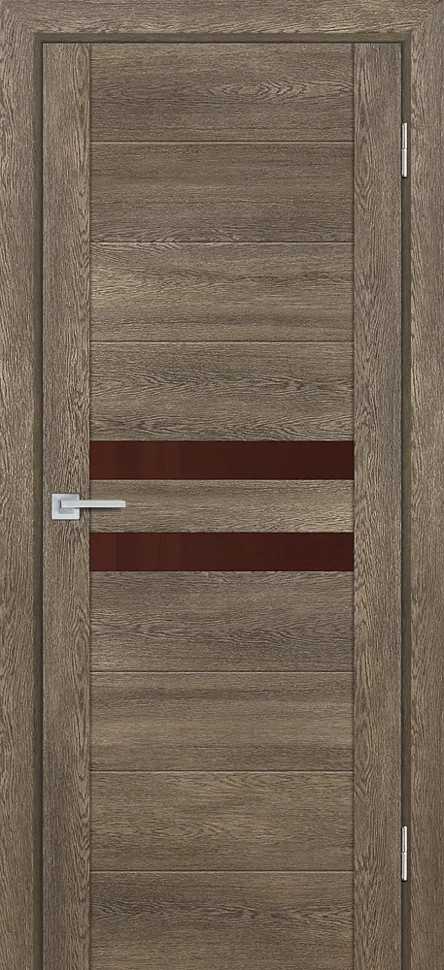 Дверь PROFILO PORTE PSN-4 стекло кофе LACOBEL, бруно антико 60