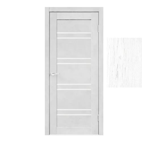 Дверь ТЕРРИ №104 Санторини, частичное стекло 90, еврошпон Дверь ТЕРРИ №104 Санторини, частичное стекло 90, еврошпон